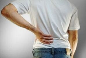 apatinės nugaros dalies skausmas dėl osteochondrozės